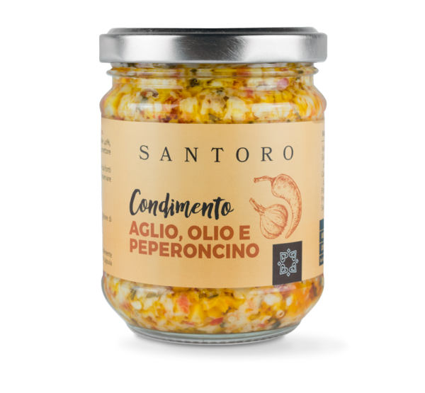 Santoro - Condimento aglio, olio e peperoncino