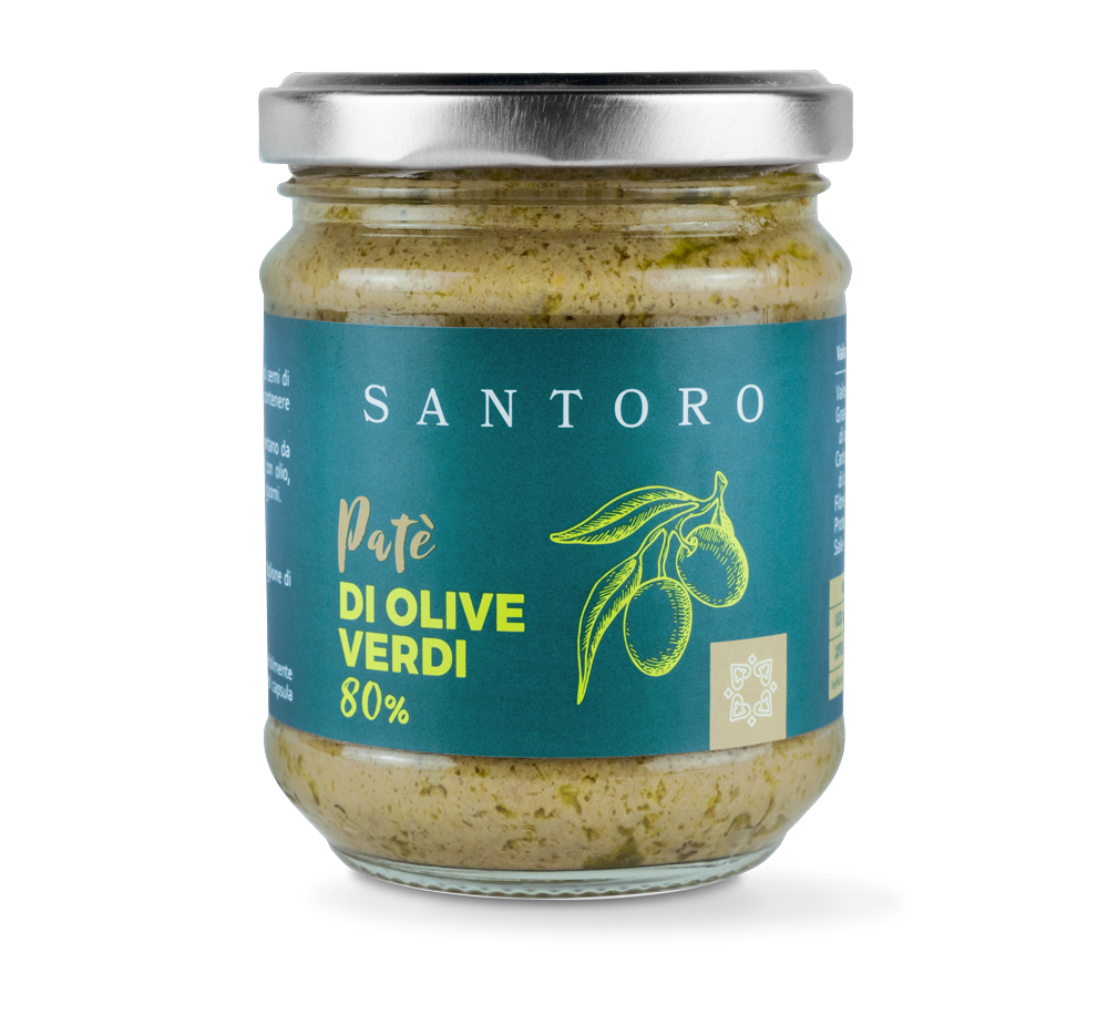 Pat&Atilde;&uml; di olive verdi