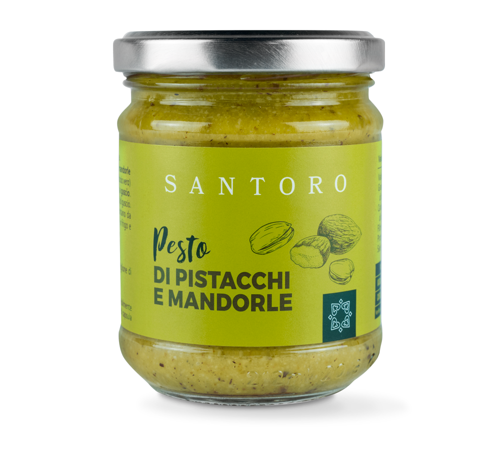 Pesto di pistacchi e mandorle