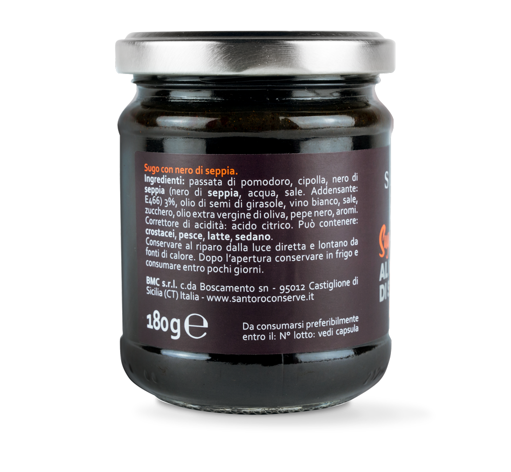 Santoro - Sugo al nero di seppia